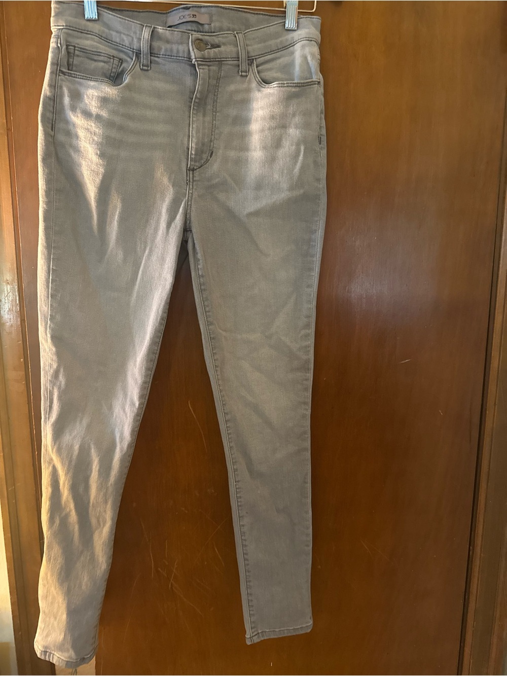 Joe's Jeans Light Gray Skinny Stretch Jeans